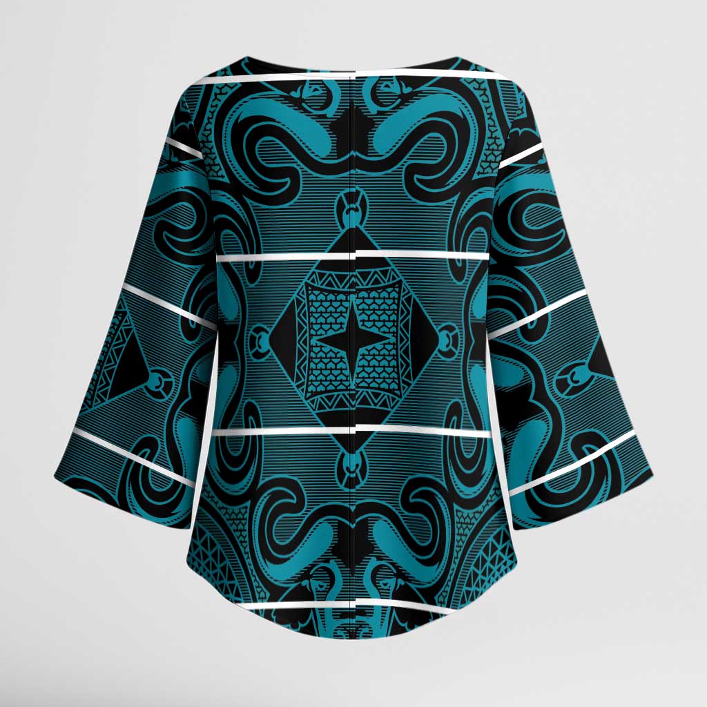 Lesotho Seanamarena - Motlatsi Kimono Sleeve Blouse Basotho Traditional Blanket Style - Lesotho Breeze - Wonder Print Shop