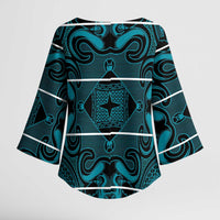 Lesotho Seanamarena - Motlatsi Kimono Sleeve Blouse Basotho Traditional Blanket Style - Lesotho Breeze - Wonder Print Shop