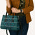 Lesotho Seanamarena - Motlatsi Leather Bag Basotho Traditional Blanket Style - Lesotho Breeze - Wonder Print Shop