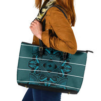 Lesotho Seanamarena - Motlatsi Leather Tote Bag Basotho Traditional Blanket Style - Lesotho Breeze - Wonder Print Shop