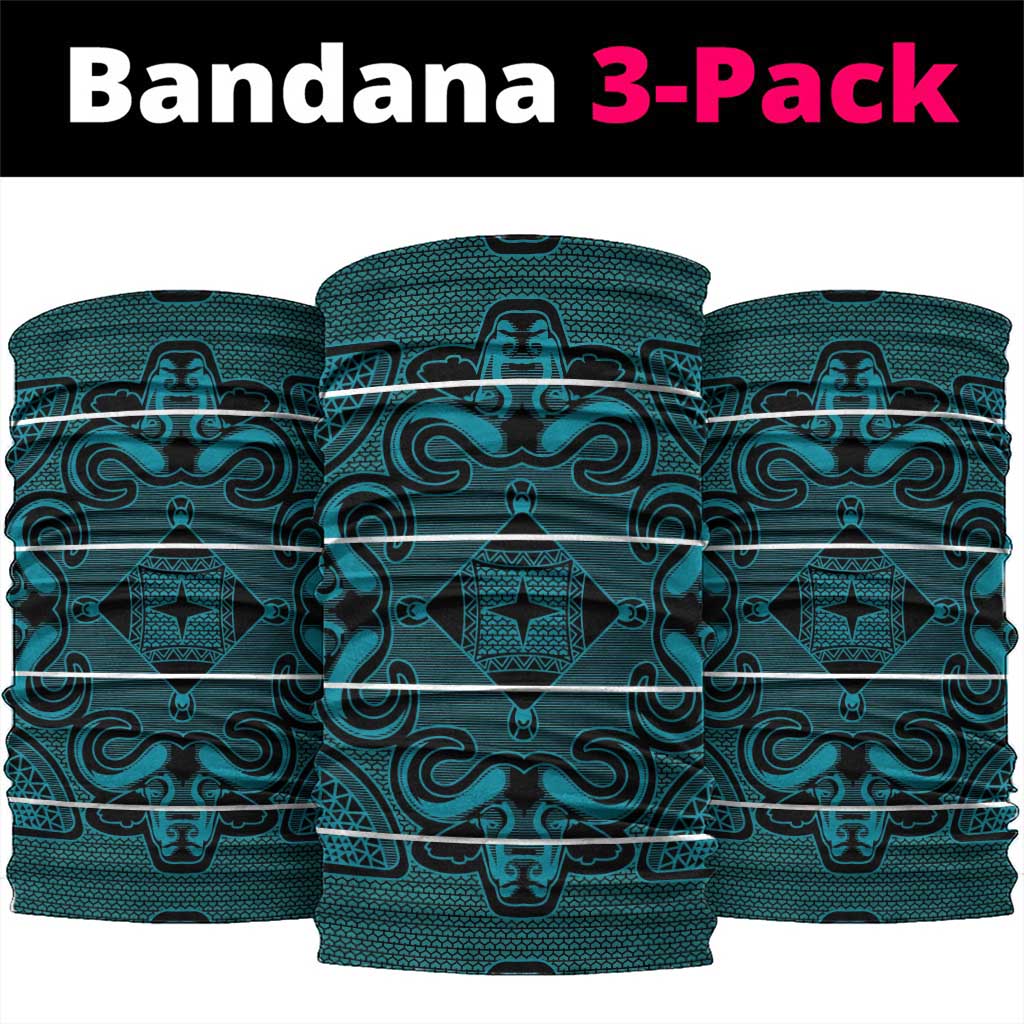 Lesotho Seanamarena - Motlatsi Neck Gaiter Basotho Traditional Blanket Style - Lesotho Breeze - Wonder Print Shop