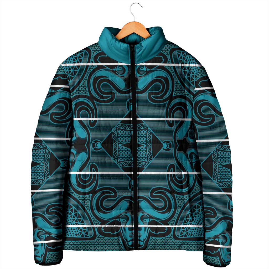 Lesotho Seanamarena - Motlatsi Padded Jacket Basotho Traditional Blanket Style - Lesotho Breeze - Wonder Print Shop