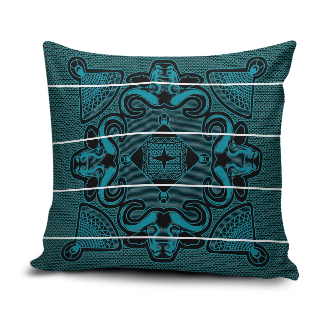 Lesotho Seanamarena - Motlatsi Pillow Cover Basotho Traditional Blanket Style - Lesotho Breeze - Wonder Print Shop