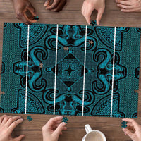 Lesotho Seanamarena - Motlatsi Puzzle Basotho Traditional Blanket Style - Lesotho Breeze - Wonder Print Shop
