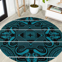 Lesotho Seanamarena - Motlatsi Round Carpet Basotho Traditional Blanket Style - Lesotho Breeze - Wonder Print Shop