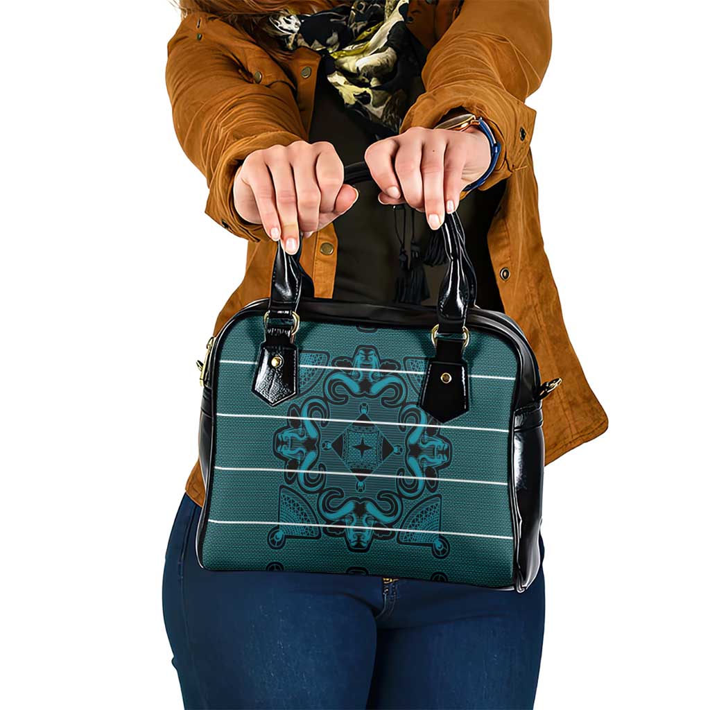 Lesotho Seanamarena - Motlatsi Shoulder Handbag Basotho Traditional Blanket Style - Lesotho Breeze - Wonder Print Shop