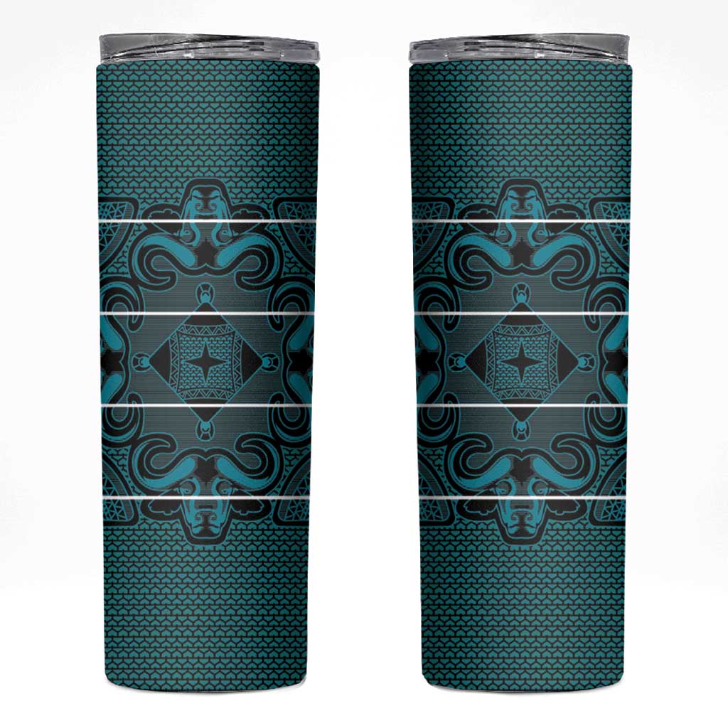 Lesotho Seanamarena - Motlatsi Skinny Tumbler Basotho Traditional Blanket Style - Lesotho Breeze - Wonder Print Shop