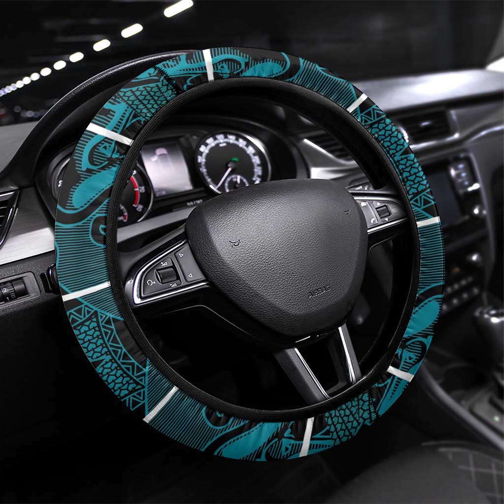 Lesotho Seanamarena - Motlatsi Steering Wheel Cover Basotho Traditional Blanket Style - Lesotho Breeze - Wonder Print Shop