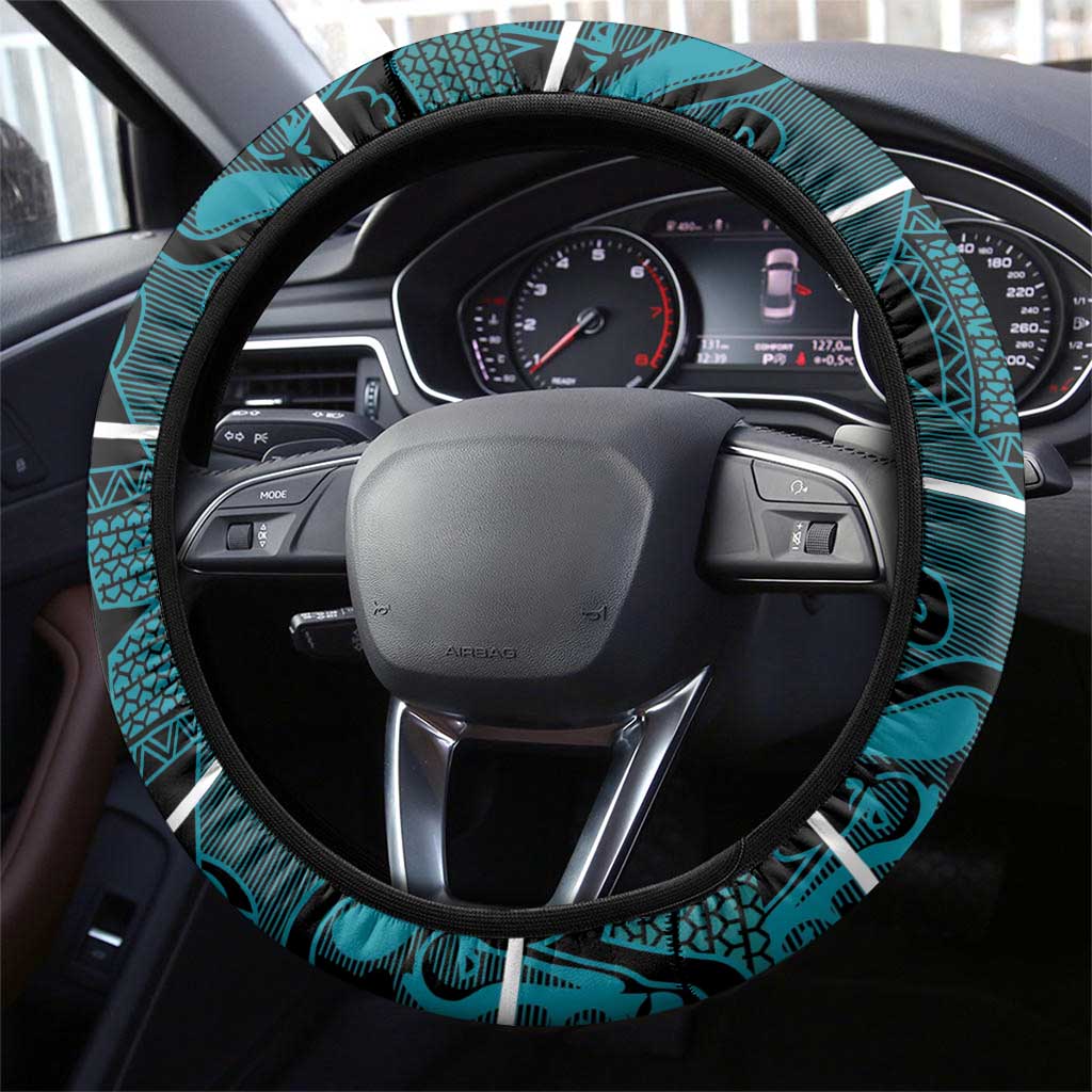 Lesotho Seanamarena - Motlatsi Steering Wheel Cover Basotho Traditional Blanket Style - Lesotho Breeze - Wonder Print Shop
