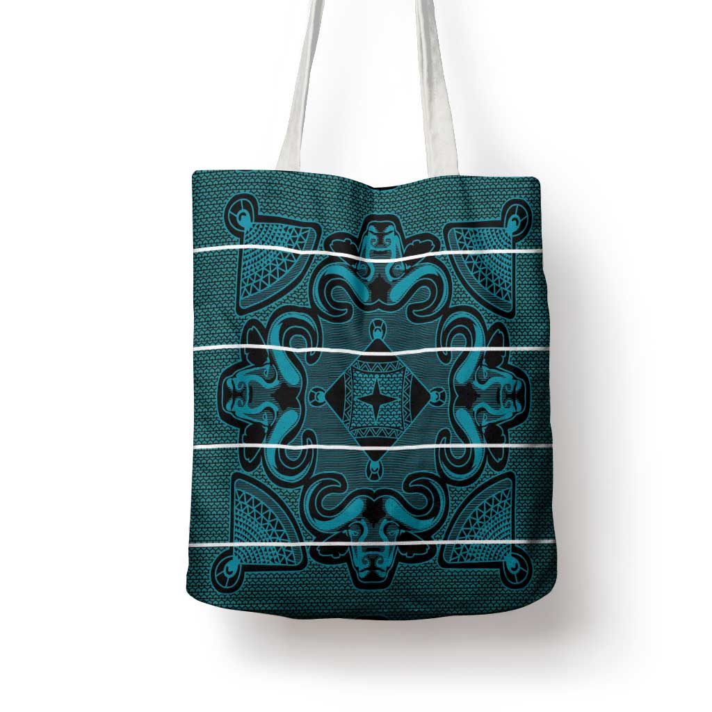 Lesotho Seanamarena - Motlatsi Tote Bag Basotho Traditional Blanket Style - Lesotho Breeze - Wonder Print Shop