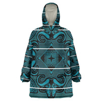 Lesotho Seanamarena - Motlatsi Wearable Blanket Hoodie Basotho Traditional Blanket Style - Lesotho Breeze - Wonder Print Shop