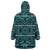 Lesotho Seanamarena - Motlatsi Wearable Blanket Hoodie Basotho Traditional Blanket Style - Lesotho Breeze - Wonder Print Shop