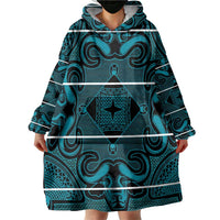 Lesotho Seanamarena - Motlatsi Wearable Blanket Hoodie Basotho Traditional Blanket Style - Lesotho Breeze - Wonder Print Shop