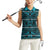 Lesotho Seanamarena - Motlatsi Women Sleeveless Polo Shirt Basotho Traditional Blanket Style - Lesotho Breeze - Wonder Print Shop