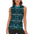 Lesotho Seanamarena - Motlatsi Women Sleeveless Polo Shirt Basotho Traditional Blanket Style - Lesotho Breeze - Wonder Print Shop