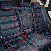 Lesotho Seanamarena - Motlatsi Back Car Seat Cover Basotho Traditional Blanket Style - Blue - Wonder Print Shop