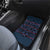 Lesotho Seanamarena - Motlatsi Car Mats Basotho Traditional Blanket Style - Blue - Wonder Print Shop