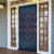 Lesotho Seanamarena - Motlatsi Door Cover Basotho Traditional Blanket Style - Blue - Wonder Print Shop