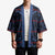Lesotho Seanamarena - Motlatsi Kimono Basotho Traditional Blanket Style - Blue - Wonder Print Shop