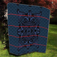 Lesotho Seanamarena - Motlatsi Quilt Basotho Traditional Blanket Style - Blue - Wonder Print Shop