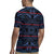 Lesotho Seanamarena - Motlatsi Rugby Jersey Basotho Traditional Blanket Style - Blue - Wonder Print Shop