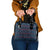 Lesotho Seanamarena - Motlatsi Shoulder Handbag Basotho Traditional Blanket Style - Blue - Wonder Print Shop