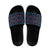 Lesotho Seanamarena - Motlatsi Slide Sandals Basotho Traditional Blanket Style - Blue - Wonder Print Shop