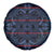 Lesotho Seanamarena - Motlatsi Spare Tire Cover Basotho Traditional Blanket Style - Blue - Wonder Print Shop