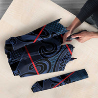 Lesotho Seanamarena - Motlatsi Umbrella Basotho Traditional Blanket Style - Blue - Wonder Print Shop