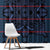 Lesotho Seanamarena - Motlatsi Window Curtain Basotho Traditional Blanket Style - Blue - Wonder Print Shop