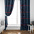 Lesotho Seanamarena - Motlatsi Window Curtain Basotho Traditional Blanket Style - Blue - Wonder Print Shop