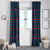 Lesotho Seanamarena - Motlatsi Window Curtain Basotho Traditional Blanket Style - Blue - Wonder Print Shop