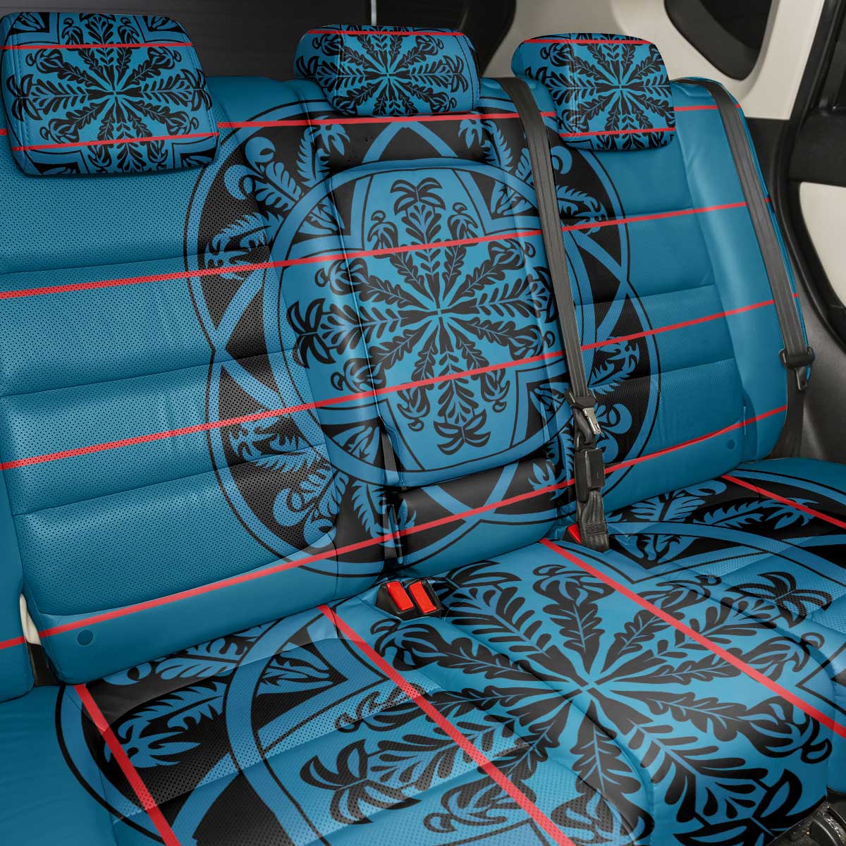 Lesotho Seanamarena - Kharetsa Back Car Seat Cover Basotho Traditional Blanket Style - Wonder Print Shop