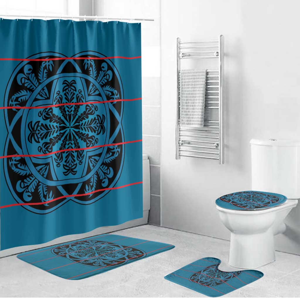 Lesotho Seanamarena - Kharetsa Bathroom Set Basotho Traditional Blanket Style - Wonder Print Shop