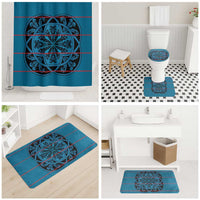 Lesotho Seanamarena - Kharetsa Bathroom Set Basotho Traditional Blanket Style - Wonder Print Shop