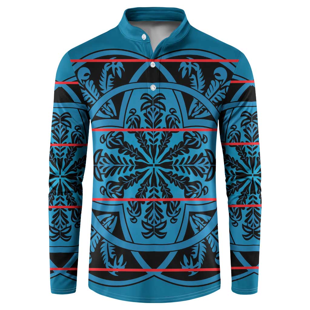 Lesotho Seanamarena - Kharetsa Button Sweatshirt Basotho Traditional Blanket Style - Wonder Print Shop