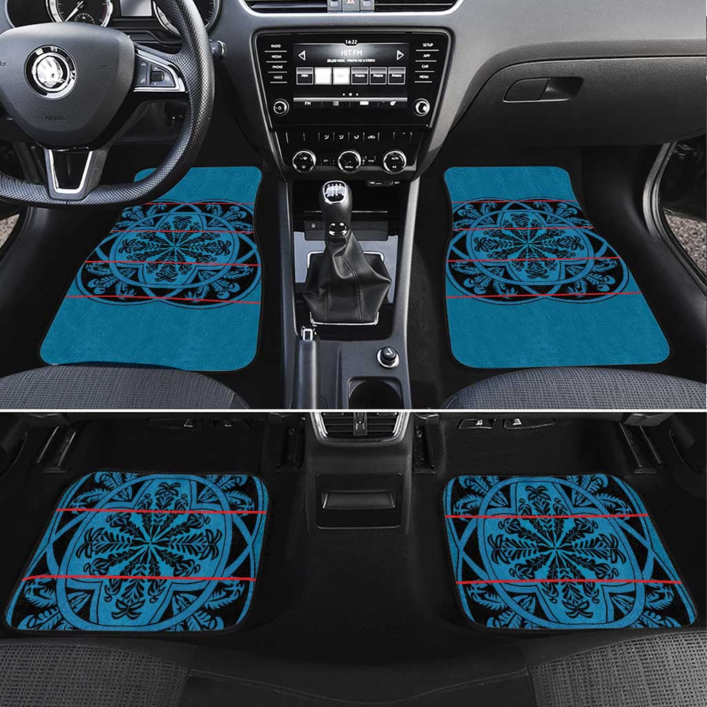Lesotho Seanamarena - Kharetsa Car Mats Basotho Traditional Blanket Style - Wonder Print Shop