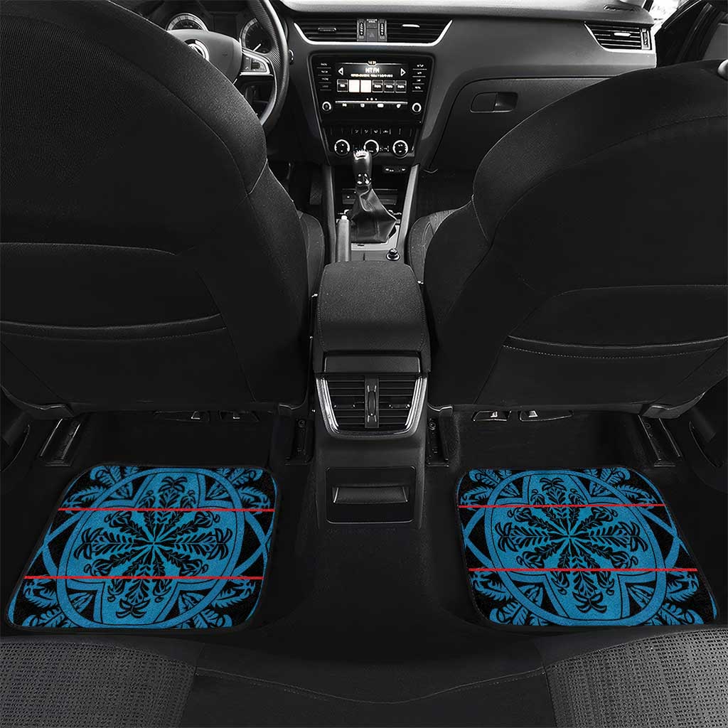 Lesotho Seanamarena - Kharetsa Car Mats Basotho Traditional Blanket Style - Wonder Print Shop