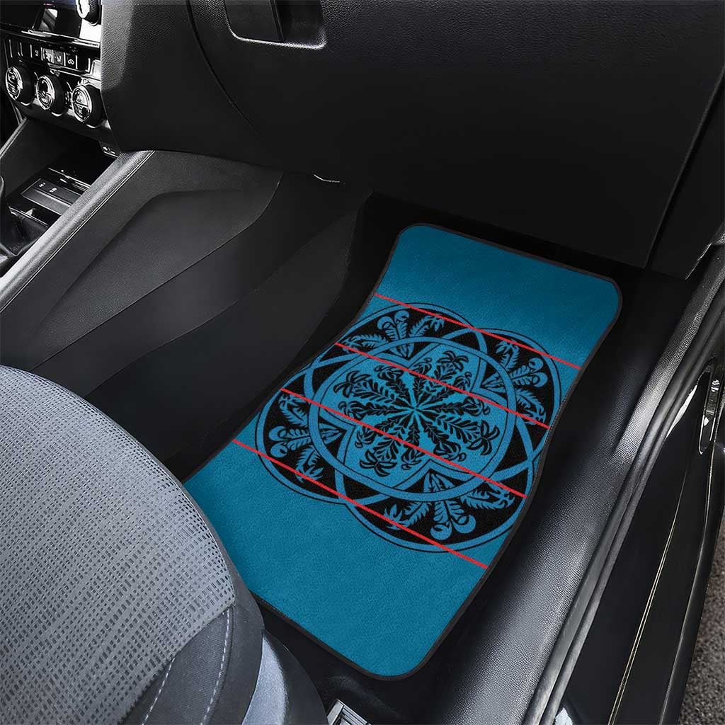 Lesotho Seanamarena - Kharetsa Car Mats Basotho Traditional Blanket Style - Wonder Print Shop