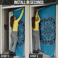 Lesotho Seanamarena - Kharetsa Door Cover Basotho Traditional Blanket Style - Wonder Print Shop