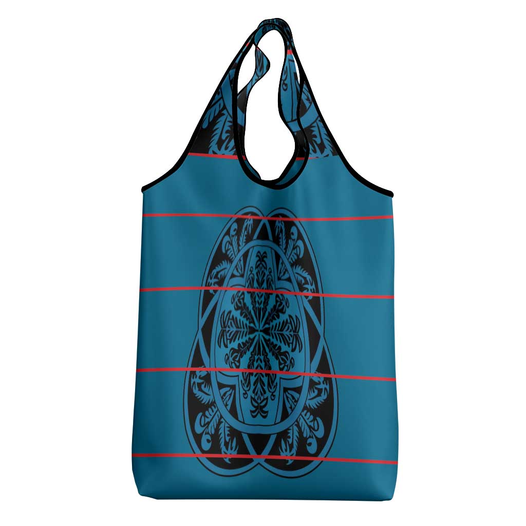 Lesotho Seanamarena - Kharetsa Grocery Bag Basotho Traditional Blanket Style - Wonder Print Shop