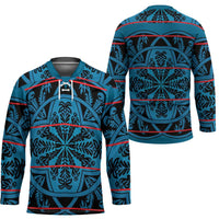 Lesotho Seanamarena - Kharetsa Hockey Jersey Basotho Traditional Blanket Style - Wonder Print Shop