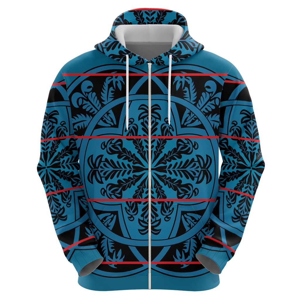 Lesotho Seanamarena - Kharetsa Hoodie Basotho Traditional Blanket Style - Wonder Print Shop