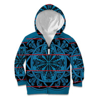 Lesotho Seanamarena - Kharetsa Kid Hoodie Basotho Traditional Blanket Style - Wonder Print Shop