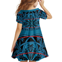 Lesotho Seanamarena - Kharetsa Kid Short Sleeve Dress Basotho Traditional Blanket Style - Wonder Print Shop