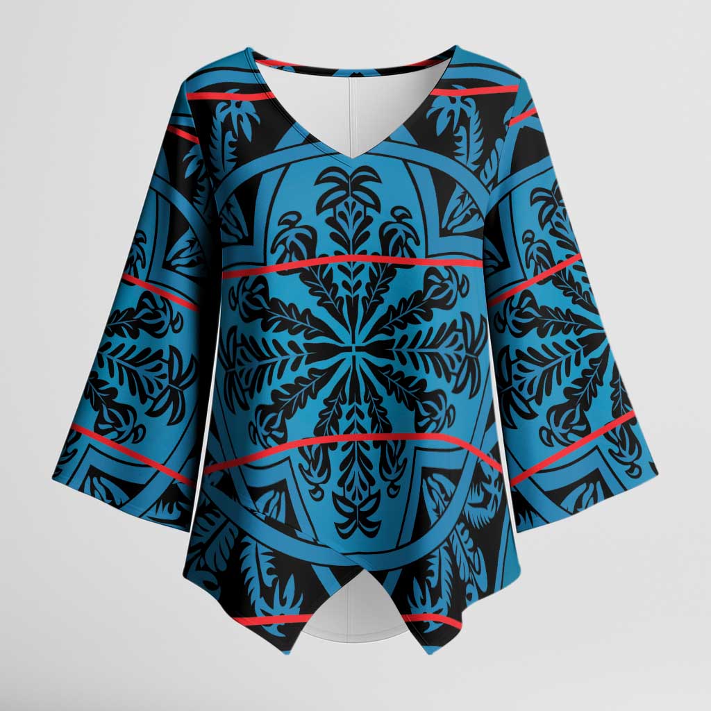 Lesotho Seanamarena - Kharetsa Kimono Sleeve Blouse Basotho Traditional Blanket Style - Wonder Print Shop