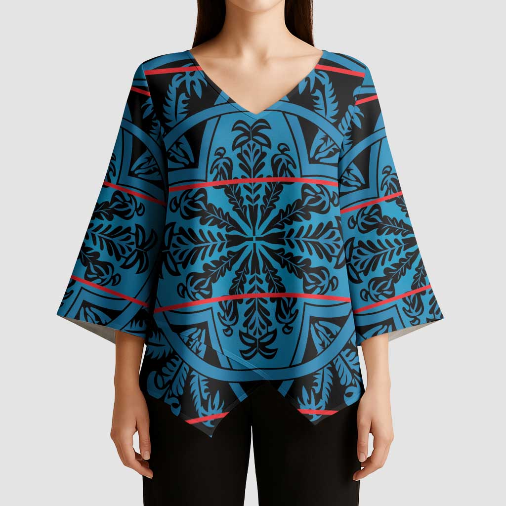 Lesotho Seanamarena - Kharetsa Kimono Sleeve Blouse Basotho Traditional Blanket Style - Wonder Print Shop