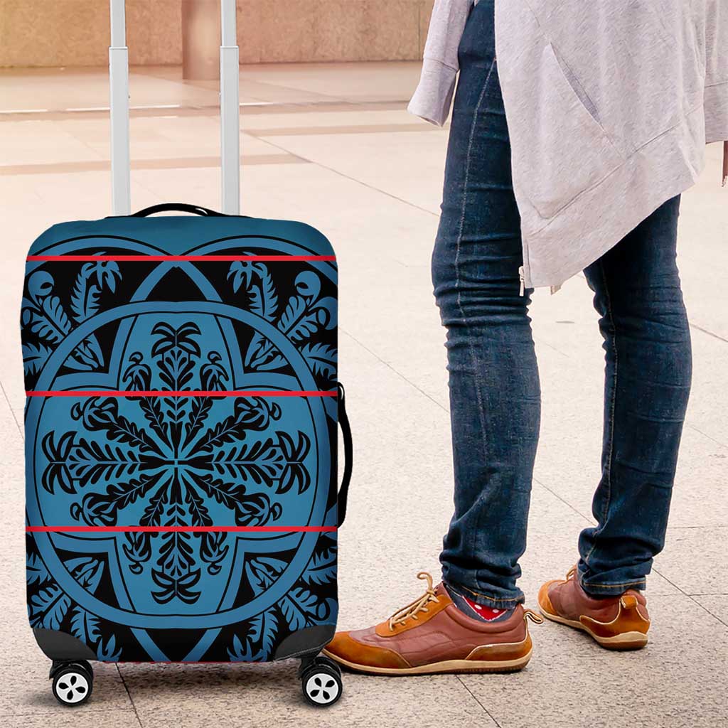 Lesotho Seanamarena - Kharetsa Luggage Cover Basotho Traditional Blanket Style - Wonder Print Shop