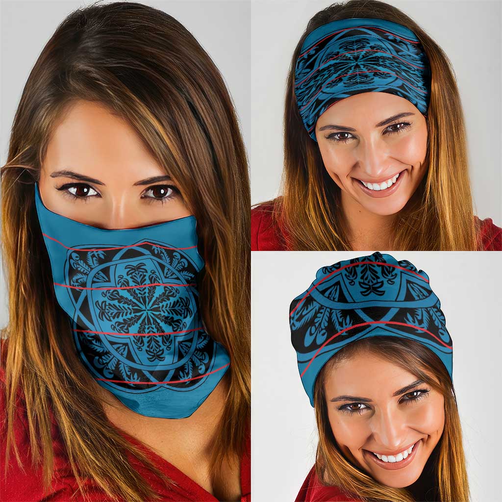 Lesotho Seanamarena - Kharetsa Neck Gaiter Basotho Traditional Blanket Style - Wonder Print Shop