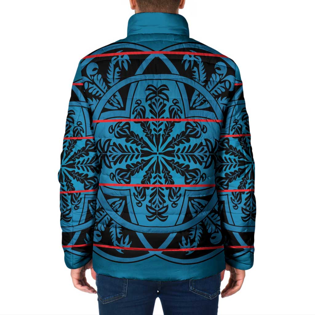 Lesotho Seanamarena - Kharetsa Padded Jacket Basotho Traditional Blanket Style - Wonder Print Shop